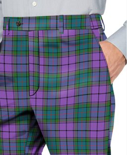 ScotsTee Shop Scottish Wardlaw Ancient Men's Tartan Trousers Plaid Trews - Regular Fit