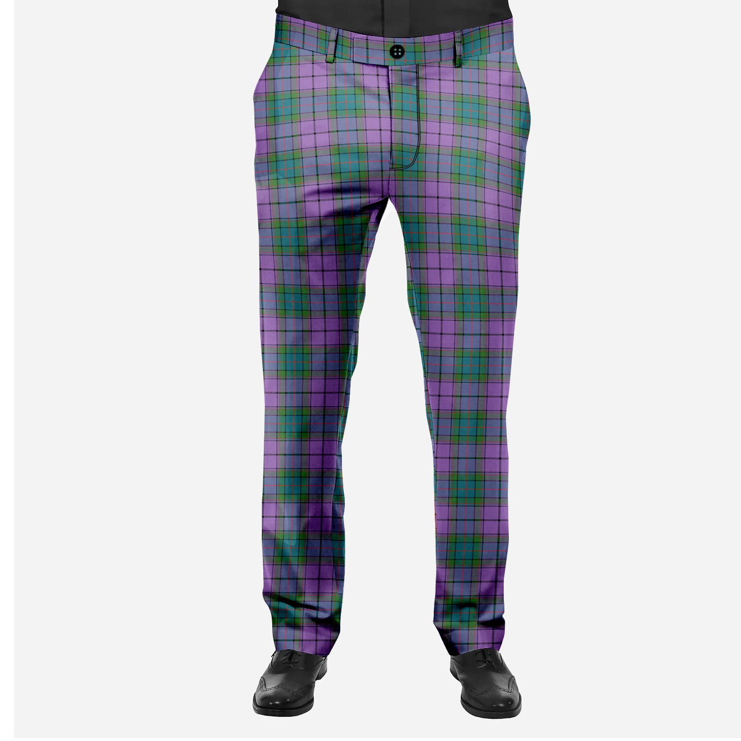 ScotsTee Shop Scottish Wardlaw Ancient Men's Tartan Trousers Plaid Trews - Regular Fit