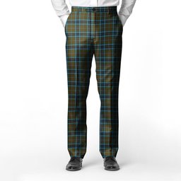 ScotsTee Shop Scottish Thompson Hunting Men's Tartan Trousers Plaid Trews - Regular Fit