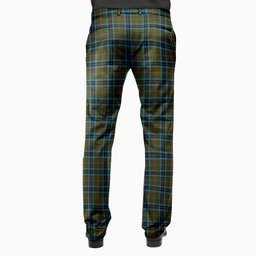 ScotsTee Shop Scottish Thompson Hunting Men's Tartan Trousers Plaid Trews - Regular Fit