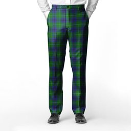 ScotsTee Shop Scottish Oliphant Men's Tartan Trousers Plaid Trews - Regular Fit