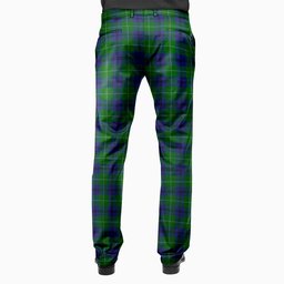 ScotsTee Shop Scottish Oliphant Men's Tartan Trousers Plaid Trews - Regular Fit