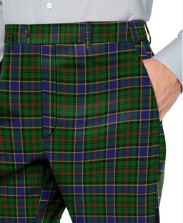 ScotsTee Shop Scottish Ogilvie of Inverarity Wilsons Men's Tartan Trousers Plaid Trews - Regular Fit