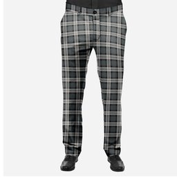 ScotsTee Shop Scottish McCandlish Arisaid Grey Men's Tartan Trousers Plaid Trews - Regular Fit
