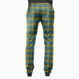 ScotsTee Shop Scottish Oliver Dress Pink Men's Tartan Trousers Plaid Trews - Regular Fit