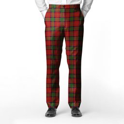 ScotsTee Shop Scottish MacPherson of Cluny Men's Tartan Trousers Plaid Trews - Regular Fit