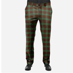 ScotsTee Shop Scottish MacPhee Hunting Modern Men's Tartan Trousers Plaid Trews - Regular Fit