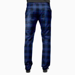 ScotsTee Shop Scottish Morgan Modern Men's Tartan Trousers Plaid Trews - Regular Fit