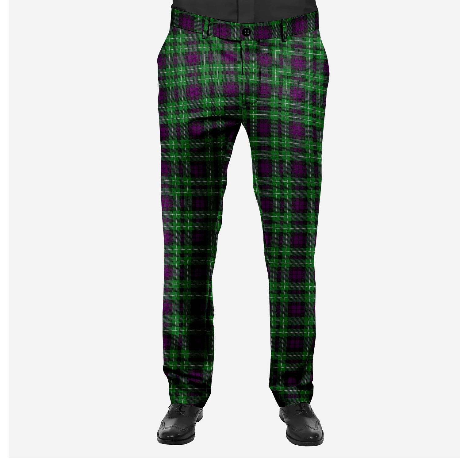 ScotsTee Shop Scottish Wilsons 064 2 Men's Tartan Trousers Plaid Trews - Regular Fit