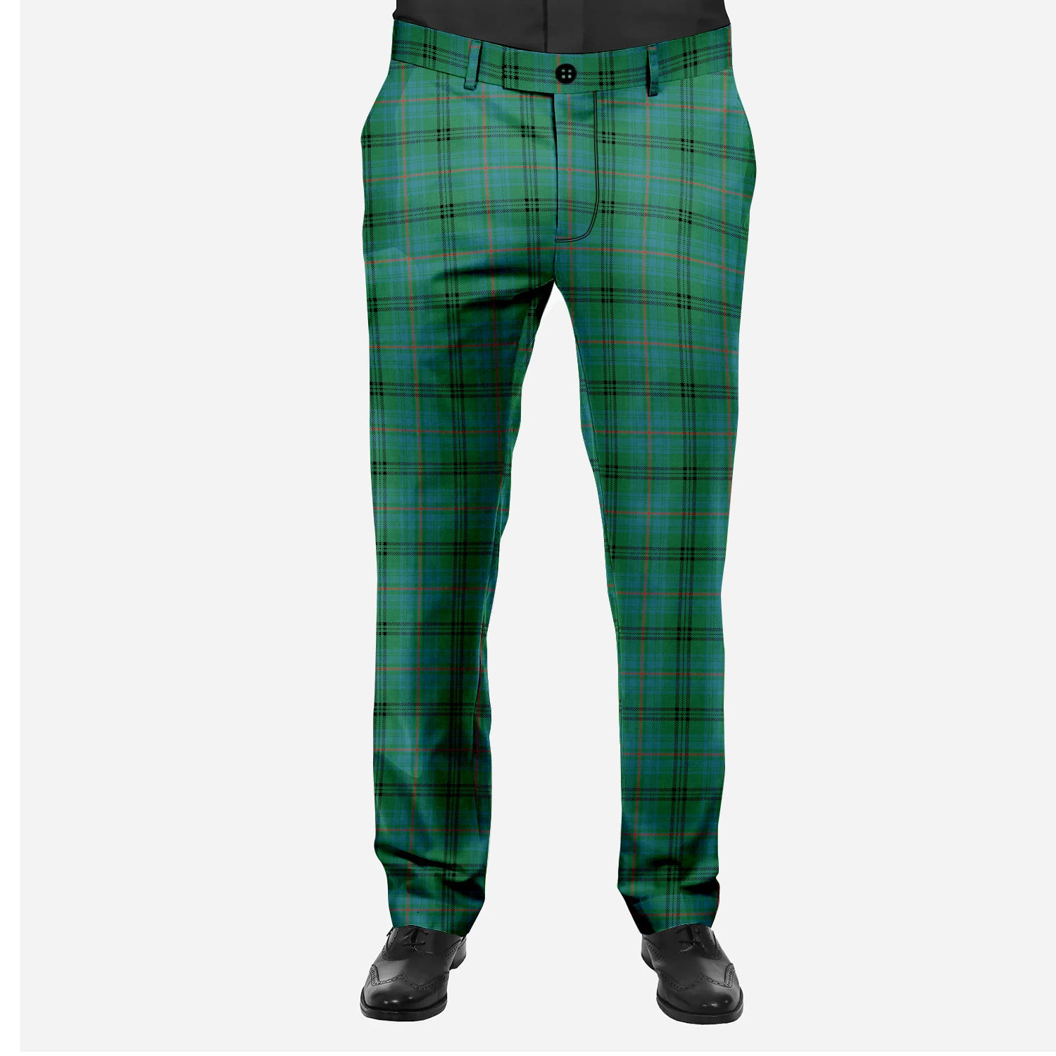 ScotsTee Shop Scottish Walker Hunting Ancient Men's Tartan Trousers Plaid Trews - Regular Fit