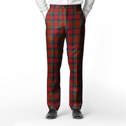 ScotsTee Shop Scottish Robertson Men's Tartan Trousers Plaid Trews - Regular Fit