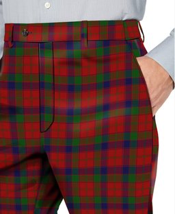 ScotsTee Shop Scottish Robertson Men's Tartan Trousers Plaid Trews - Regular Fit