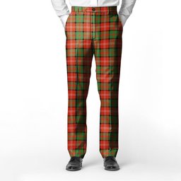ScotsTee Shop Scottish Nisbet Ancient Men's Tartan Trousers Plaid Trews - Regular Fit