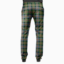 ScotsTee Shop Scottish Tennant Ancient Men's Tartan Trousers Plaid Trews - Regular Fit