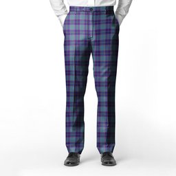 ScotsTee Shop Scottish Peacock Samantha Men's Tartan Trousers Plaid Trews - Regular Fit
