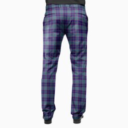 ScotsTee Shop Scottish Peacock Samantha Men's Tartan Trousers Plaid Trews - Regular Fit