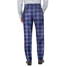 ScotsTee Shop Scottish Peacock Samantha Men's Tartan Trousers Plaid Trews - Regular Fit