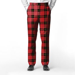 ScotsTee Shop Scottish MacSwan Modern Men's Tartan Trousers Plaid Trews - Regular Fit