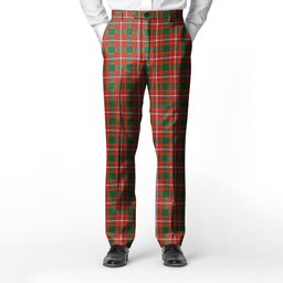 ScotsTee Shop Scottish Princess Margaret Men's Tartan Trousers Plaid Trews - Regular Fit