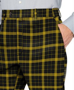 ScotsTee Shop Scottish Raeburn Men's Tartan Trousers Plaid Trews - Regular Fit