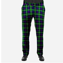 ScotsTee Shop Scottish Sutherland Modern Men's Tartan Trousers Plaid Trews - Regular Fit