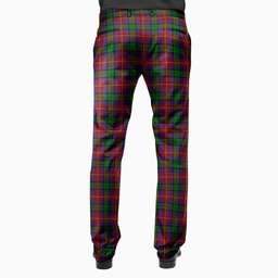 ScotsTee Shop Scottish Rattray of Lude Men's Tartan Trousers Plaid Trews - Regular Fit