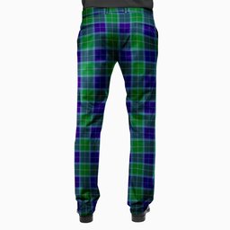 ScotsTee Shop Scottish Wallace Blue Men's Tartan Trousers Plaid Trews - Regular Fit