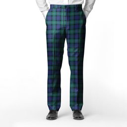 ScotsTee Shop Scottish Thomson Modern Men's Tartan Trousers Plaid Trews - Regular Fit