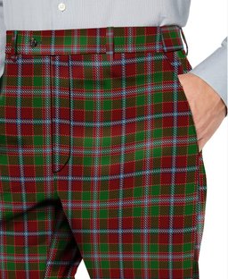 ScotsTee Shop Scottish Moray of Abercairny Men's Tartan Trousers Plaid Trews - Regular Fit