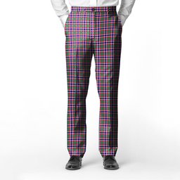 ScotsTee Shop Scottish Ohio District Men's Tartan Trousers Plaid Trews - Regular Fit