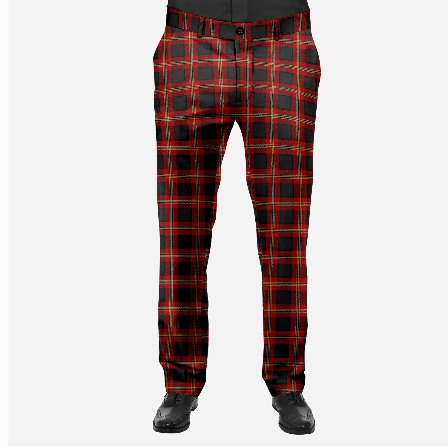 ScotsTee Shop Scottish Perry Men's Tartan Trousers Plaid Trews - Regular Fit