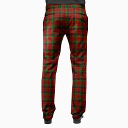 ScotsTee Shop Scottish Nicolson Lochcarron Men's Tartan Trousers Plaid Trews - Regular Fit