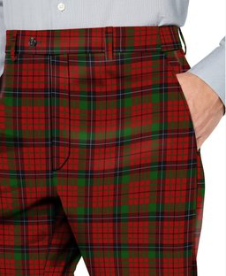 ScotsTee Shop Scottish Nicolson Lochcarron Men's Tartan Trousers Plaid Trews - Regular Fit