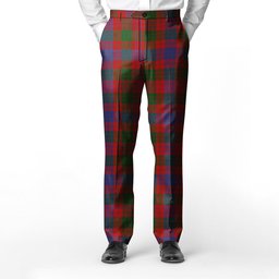 ScotsTee Shop Scottish Ross Men's Tartan Trousers Plaid Trews - Regular Fit