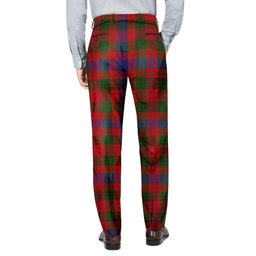 ScotsTee Shop Scottish Ross Men's Tartan Trousers Plaid Trews - Regular Fit