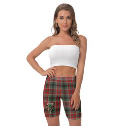 ScotsTee Shop Scottish Anderson of Arbrake Clan Crest Tartan Womens Tight Short