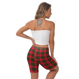 ScotsTee Shop Scottish Rattray Modern Clan Crest Tartan Womens Tight Short