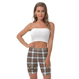 ScotsTee Shop Scottish Stewart Dress Modern Clan Crest Tartan Womens Tight Short
