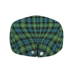 ScotsTee Shop Scottish Baillie of Polkemmet Ancient Clan Crest Tartan Jeff Cap Tartan Flat Cap