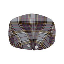ScotsTee Shop Scottish Anderson Ross Modern Clan Crest Tartan Jeff Cap Tartan Flat Cap