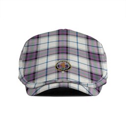ScotsTee Shop Scottish Alexander of Menstry Dress Ancient Clan Crest Tartan Jeff Cap Tartan Flat Cap