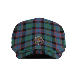 ScotsTee Shop Scottish Alexander Hunting Ancient Clan Crest Tartan Jeff Cap Tartan Flat Cap