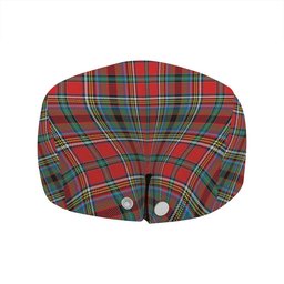 ScotsTee Shop Scottish Anderson of Ardbrake Clan Crest Tartan Jeff Cap Tartan Flat Cap