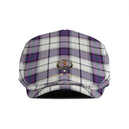 ScotsTee Shop Scottish Alexander of Menstry Dress Modern Clan Crest Tartan Jeff Cap Tartan Flat Cap