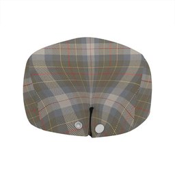 ScotsTee Shop Scottish Brodie Silver (Brodie Muted) Ancient Clan Crest Tartan Jeff Cap Tartan Flat Cap