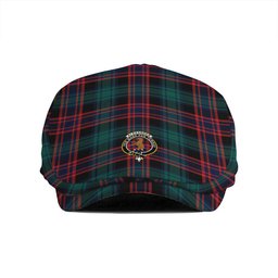ScotsTee Shop Scottish Alexander Hunting Modern Clan Crest Tartan Jeff Cap Tartan Flat Cap