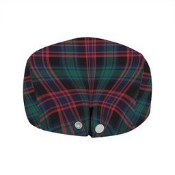 ScotsTee Shop Scottish Alexander Hunting Modern Clan Crest Tartan Jeff Cap Tartan Flat Cap