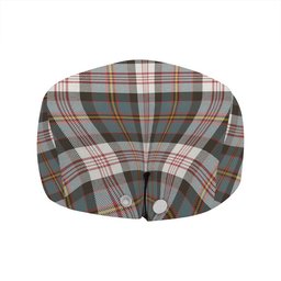 ScotsTee Shop Scottish Cameron of Erracht Dress Weathered 2 Clan Crest Tartan Jeff Cap Tartan Flat Cap