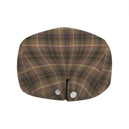 ScotsTee Shop Scottish Campbell Marquis of Lorne Weathered 2 Clan Crest Tartan Jeff Cap Tartan Flat Cap