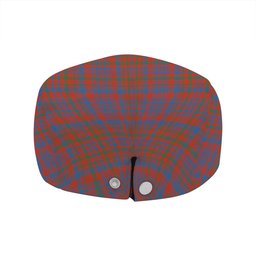 ScotsTee Shop Scottish Campbell of Loudon Plaid Ancient 2 Clan Crest Tartan Jeff Cap Tartan Flat Cap